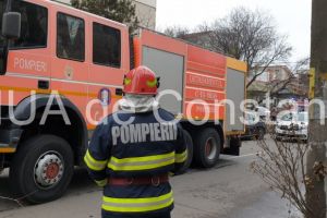 Incendiu pe strada Casin din Constanta (galerie foto)