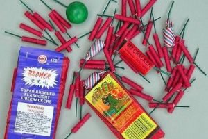 Petarde vândute ILEGAL în pieţele arădene, depistate de poliţişti