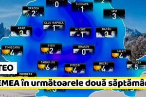 METEO: Cum va fi VREMEA până pe 12 ianuarie
