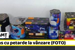 NEAMȚ: Prins cu petarde la vânzare (FOTO)