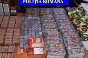 250 de kilograme de materiale pirotehnice confiscate de Poliţia Mureş!