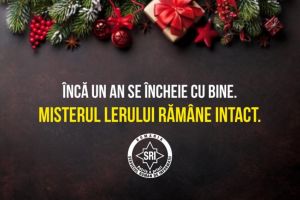 Enigma cu care incheie Serviciul Roman de Informatii anul. Ce a postat in aceasta dimineata pe pagina de Facebook