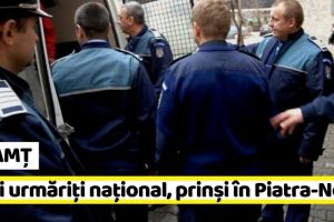 NEAMȚ: Doi hoţi, urmăriţi naţional, prinşi în Piatra-Neamţ
