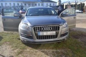 Audi Q7 cautat de autoritatile din Marea Britanie, descoperit in Cavnic