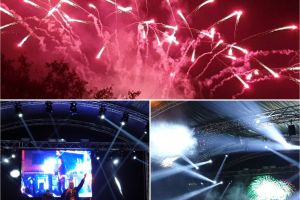 La mulţi ani 2020! Muzică şi show de artificii la Bistriţa (FOTO-VIDEO)