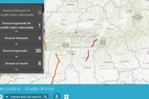 Șoferii pot vedea starea drumurilor naţionale în timp real pe harta online lansată de CNAIR