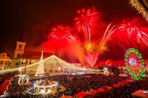 Cum a fost Revelionul din Piaţa Mare din Sibiu – Galerie FOTO – VIDEO