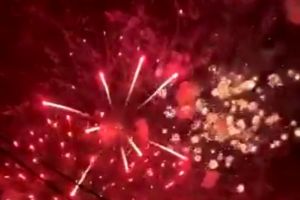 Căianu Mic: Trecerea în noul an, marcată printr-un spectaculos foc de artificii