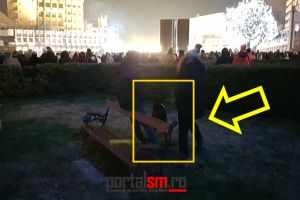 VIDEO. Câine terorizat cu artificiile de Revelion din Satu Mare
