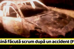 NEAMȚ: Maşină făcută scrum după un accident (FOTO)