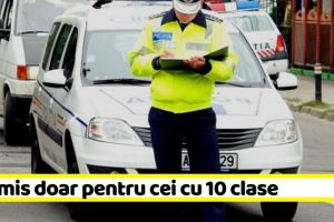 Naţional: Modificările Codului Rutier în 2020. Permis de conducere doar pentru cei cu 10 clase