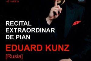 Eduard Kunz, recital extraordinar de pian în deschiderea „Kunz Piano Academy”