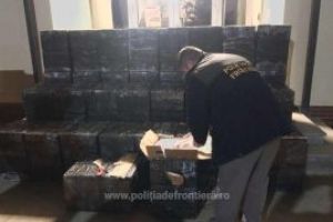 Contrabanda la Valea Viseului. Politistii de frontiera au confiscate peste 25.000 de pachete cu tigari