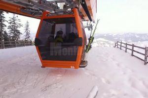 Telegondola de pe Rarău este deschisă până duminică, însă pe pârtie nu se schiază