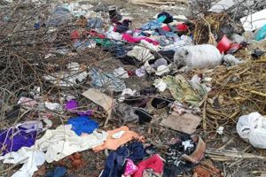 Protest la Tişăuţi, Ipoteşti, din cauza unei gropi de gunoi clandestine care ia amploare la ...