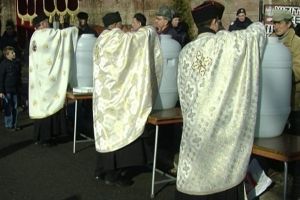 Slujba de Bobotează, la lacul Cetăţii Făgăraş