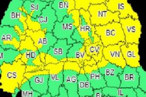 “ȘOC şi GROAZĂ”*. Cod galben de ninsori şi vânt puternic în nord-estul judeţului
