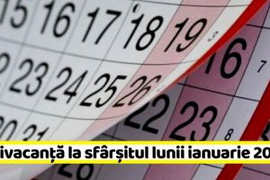 Naţional: Românii vor avea o minivacanţă la sfârşitul lunii ianuarie 2020