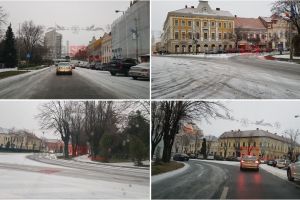 FOTOGALERIE. Ninge în Satu Mare! Se circulă în condiţii de iarnă