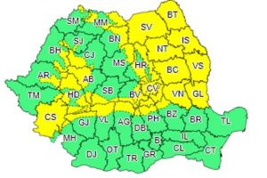 Informare meteo de ninsori şi cod galben de viscol, la Braşov!