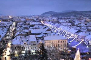 Ninsoarea, primită cu bucurie la Bistriţa. Drumarii au scos deja utilajele (FOTO)