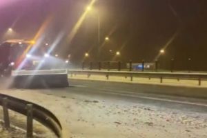 VIDEO Cum se circulă pe drumurile naţionale din judeţul Braşov?