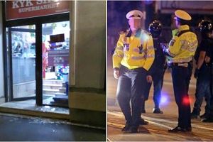 FOTO. Spargere la Zidul Chinezesc de pe strada Careiului. Hoţul a fost prins chiar în magazin!