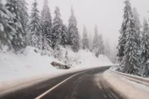 Info trafic: Zapada framantata pe DN 18, in Pasul Prislop, intre km 156 si km 180