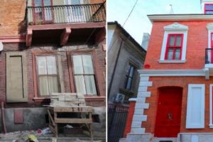 RAEDPP Constanta. Reparatiile fatadelor si acoperisurilor a doua imobile, finalizate (galerie foto) 