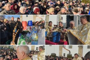 ”În Iordan botezându-Te Tu, Doamne…”. FOTO-VIDEO De Bototează, la Bistriţa