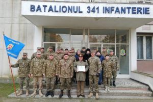 Moment emotionant la inceput de an in cadrul Batalionului 341 Infanterie ,,Constanta