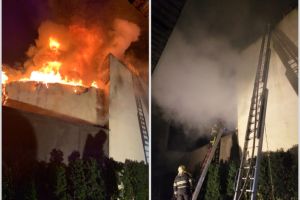 Ţigara l-a nenorocit: Un bărbat din Oradea a ajuns la spital, iar casa i-a fost distrusă, în urma unui incendiu (FOTO)