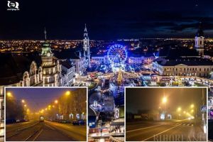 Primeşti cât plăteşti! Primăria a „orbit” orădenii cu cel mai sărăcăcios şi fad iluminat festiv din ultimii ani