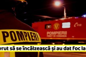 NEAMȚ: Incendiu în Piatra-Neamţ: Au vrut să se încălzească şi au dat foc la casă