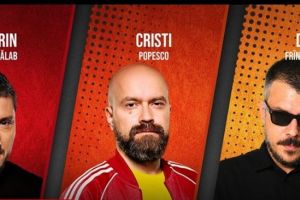 Trei comedianti si o scena. Plus petrecere Dark’N’Trance