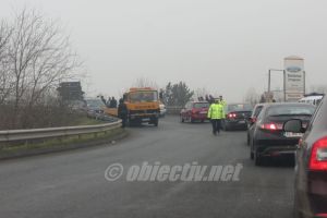 Slobozia: Accident rutier pe podul de la Bora