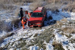 O femeie a ajuns la spital în urma unui accidente între Jelna şi Satu Nou (FOTO)