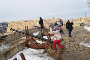 Peste 1.700 de vizitatori, printre care Victor şi Giovanni Becali, la Cetatea de Scaun a ...