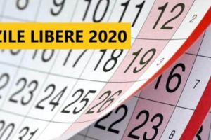 Calendarul zilelor libere în 2020: Care sunt principalele minivacanţe din noul an