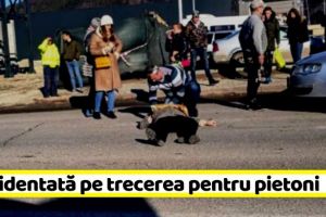 NEAMȚ: Accidentată pe trecerea pentru pietoni în Piatra-Neamţ (FOTO)