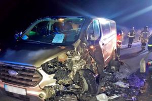 FOTO. Accident grav în Austria. Şapte români răniţi