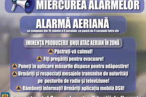 Astăzi vor suna din nou alarmele. De ce este important exerciţiul