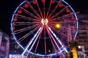 Roata panoramică din centrul Iaşului este demontată