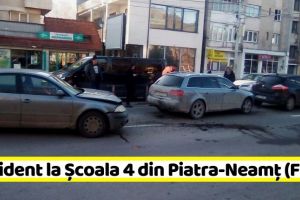 NEAMȚ: Accident la Școala 4 din Piatra-Neamţ (FOTO)