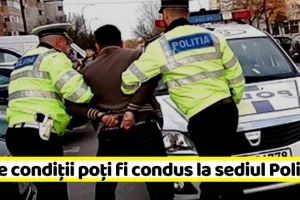 NEAMȚ: În ce condiţii poliţistul este îndreptăţit să conducă o persoană la sediul poliţiei