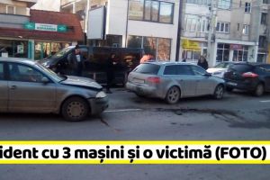 NEAMȚ: Accident cu 3 maşini şi o victimă în Piatra-Neamţ (FOTO)