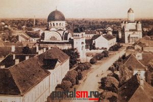 Imagine rară! Strada 1 Decembrie 1918 din municipiul Satu Mare în anii ’50