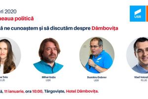 Dâmboviţenii, invitaţi la “Cafeneau politică USR PLUS”, sâmbătă, 11 ianuarie