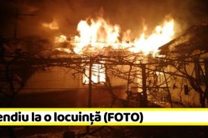 NEAMȚ: Incendiu la o locuinţă din satul Rediu (FOTO)
