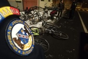 Hoţi de biciclete prinşi în flagrant de către jandarmi
